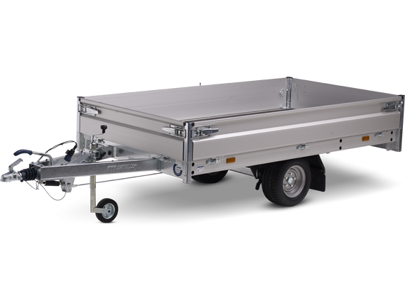 Plateauwagen enkelasser Amigo Top! Large