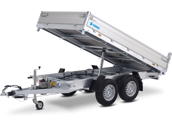 Cobalt HM-2 basis - Driezijdige tandemasser kipper