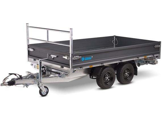 Cobalt plus - tandemasser kipper aanhangwagen