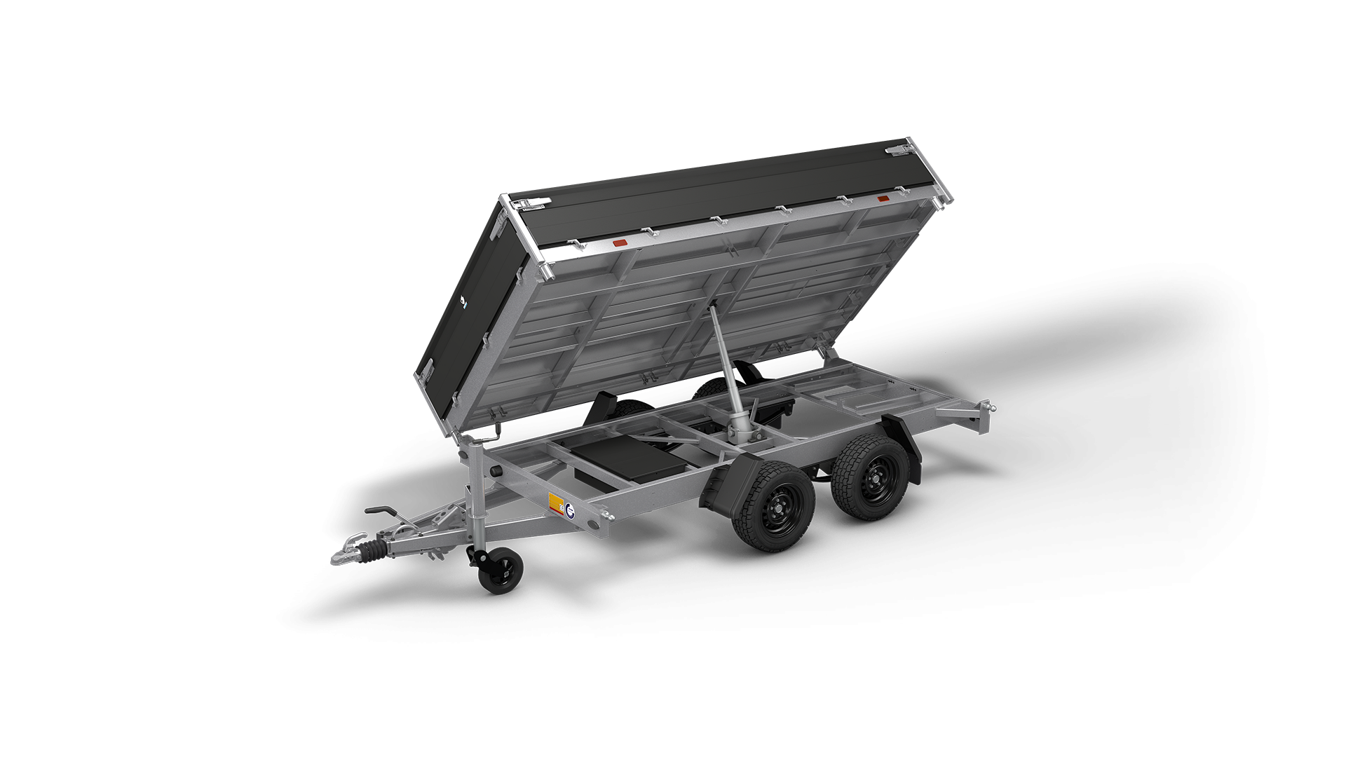  HAPERT trailer COBALT HM-2+ reinforced three-sided tipper 