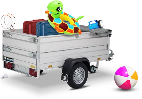 Wie fahre ich sicher mit einem Anhänger in den Urlaub? Hapert Trailers.